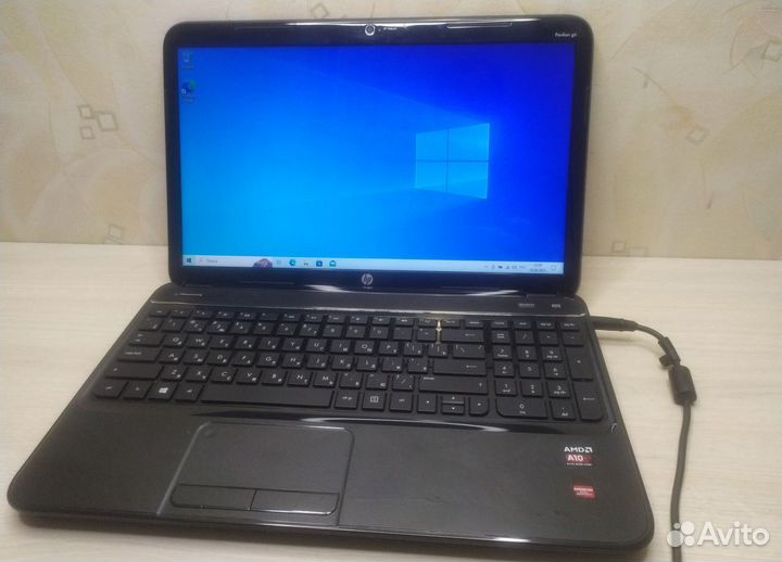 Ноут hp (AMD A10, Oзу: 8Gb, SSD: 120Gb)