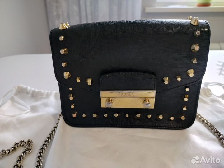 Сумка женская, фирма furla натуральная кожа