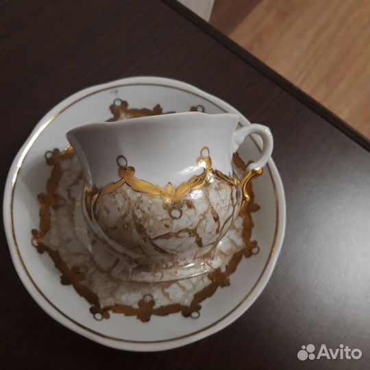 Чайный сервиз Золотой бутон, Барановка