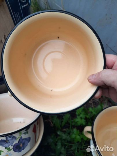 Горшок детский эмалированный