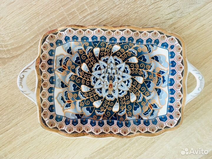 Поднос гжель 24 * 14 см