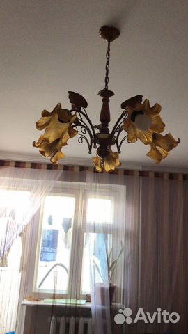 Люстра подвесная бу
