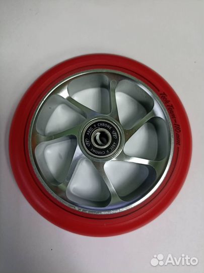 Колесо для самоката X-Treme 110*24мм 7W, red,арт 620044