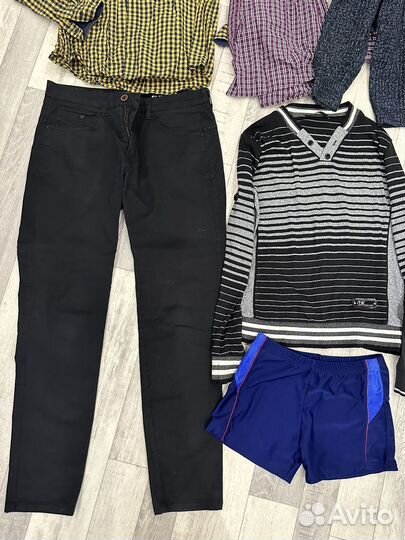 Мужские вещи пакетом 46 48 пофта рубашка брюки