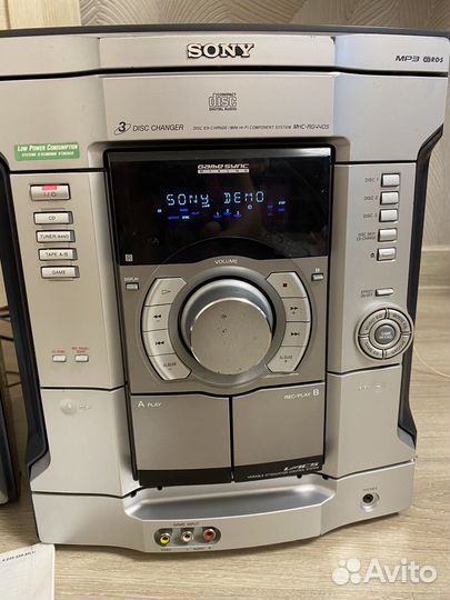 Музыкальный центр sony MHC-RG440S