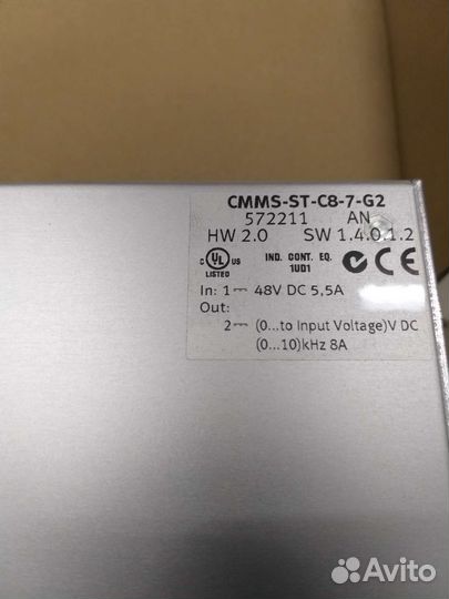 Контроллер шагового двигателя festo cmms-ST-C8-7