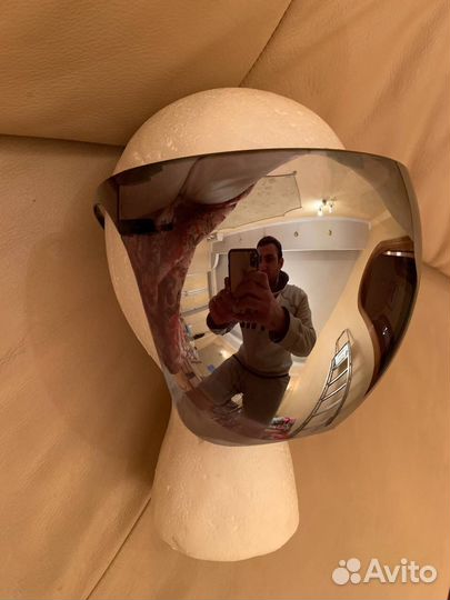 Защитные Очки на всё лицо с чёрной линзой