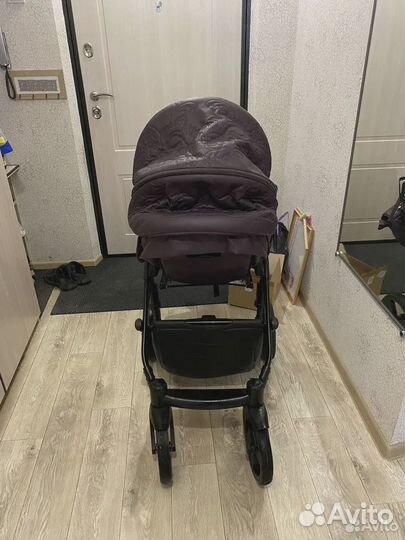 Коляска 2 в 1 экокожа