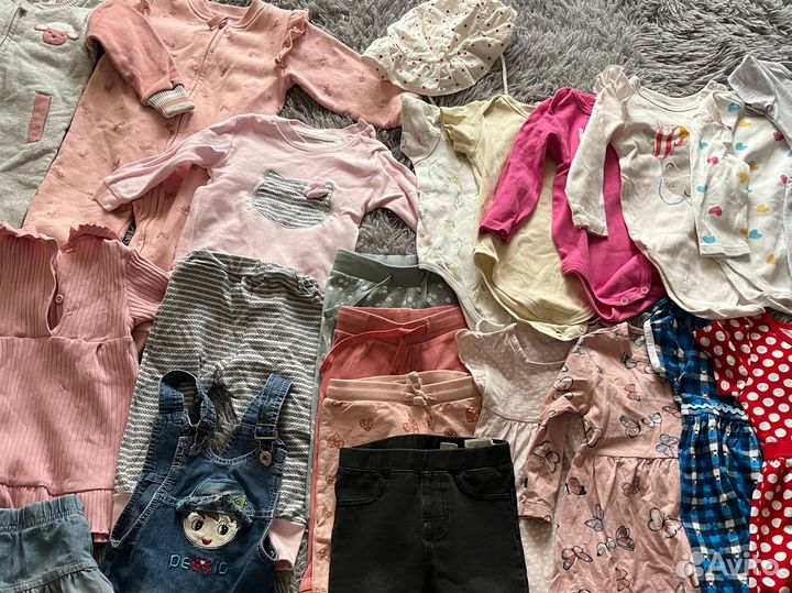 Вещи пакетом 80 86 на девочку