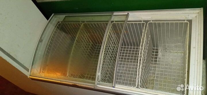 Морозильный ларь со стеклом бу