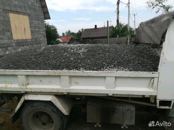 Щебень песок сланец