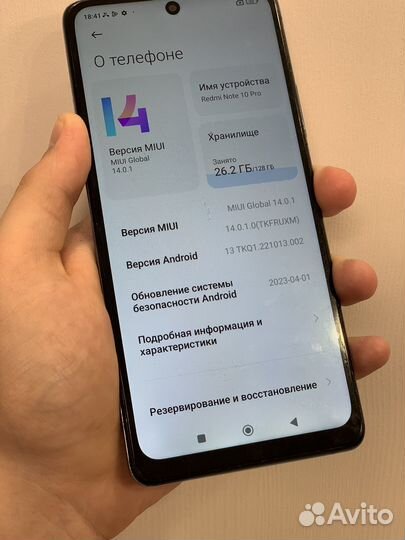 Телефон Xiaomi redmi note 10 pro 128gb
