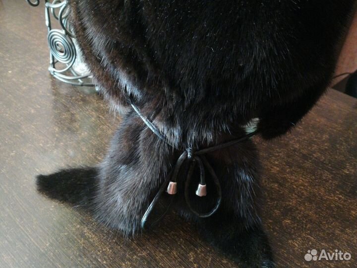 Шапка норковая женская