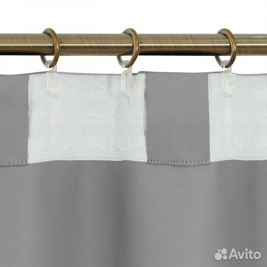 Штора со скрытыми петлями блэкаут Alycia 200x280 с