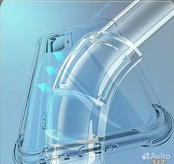 Чехол с амортизаторами на xiaomi Redmi 9C