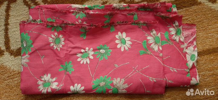 Отрезы ткани хлопок, ситец, фланель, СССР