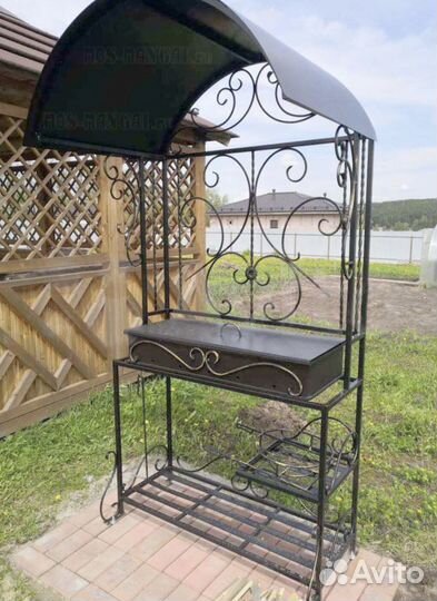 Мангал с печкой