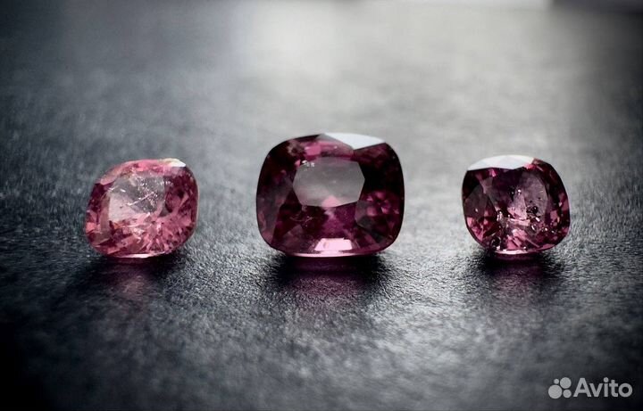 Шпинель лот 3 шт 2,35 ct