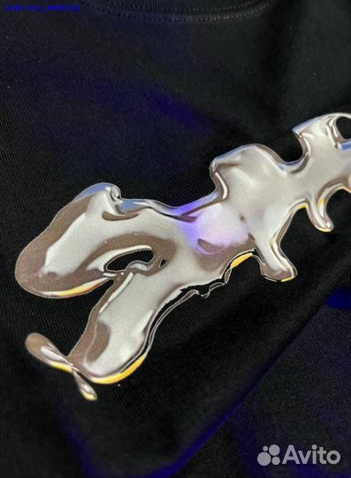 Футболка supreme FW18 liquid (ртуть) (Арт.68013)