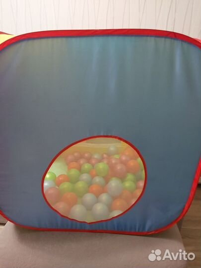 Детская складная палатка с шариками