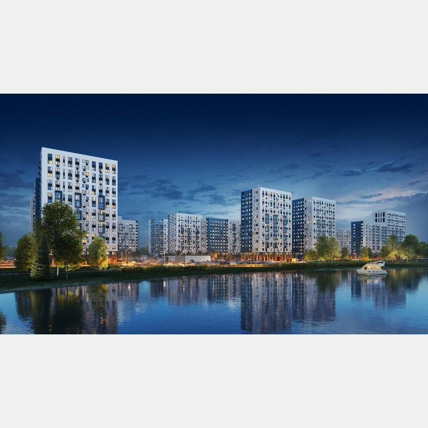 2-к. квартира, 53,9 м², 11/17 эт.