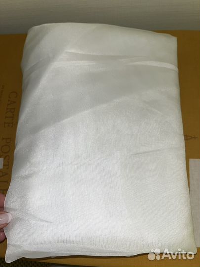 Тюль вуаль белый 300*260(высота)