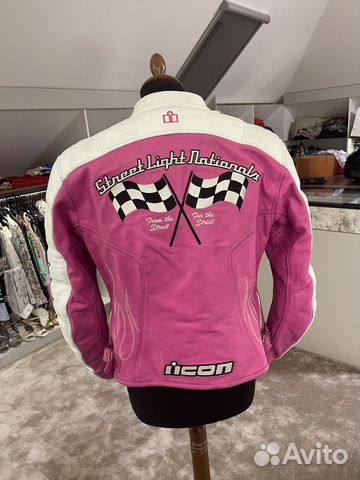 Мотокуртка icon женская с защитой