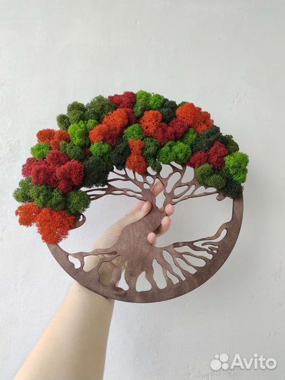 Панно со мхом