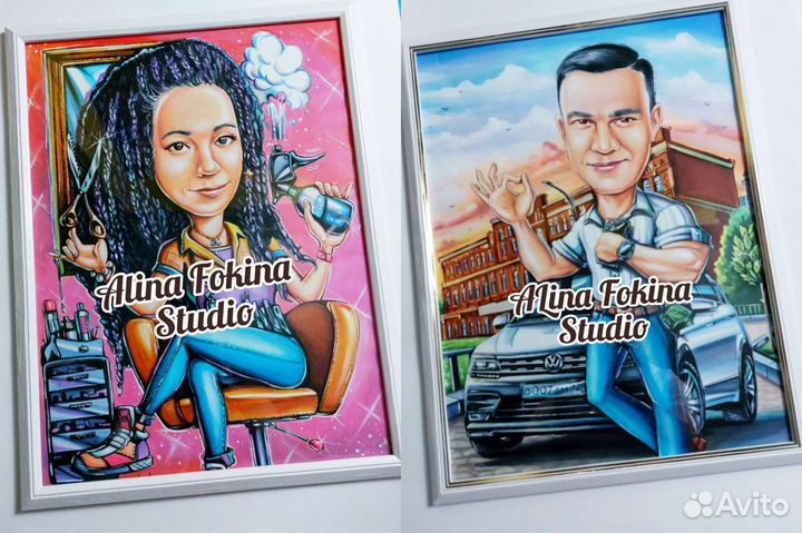 Шарж по фото на заказ. Шаржист на мероприятие