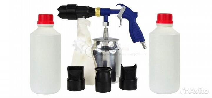 Пескоструйный пистолет с пылесборником