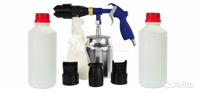 Пескоструйный пистолет с пылесборником