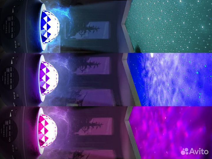 Ночник детский проектор звездного неба светильник