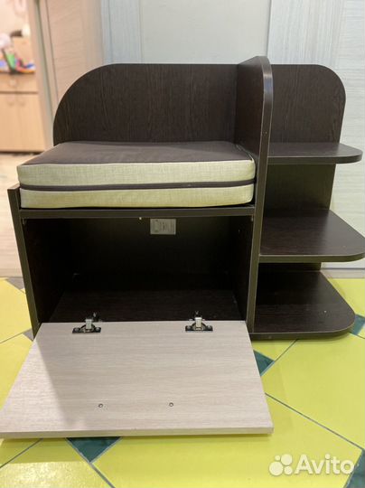 Тумба для обуви с сиденьем