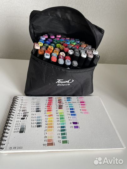 Новые маркеры для скетчинга 80 шт