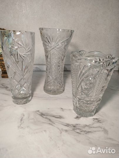 Хрустальные вазы