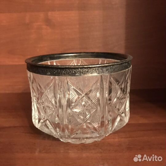 Хрусталь с мельхиором