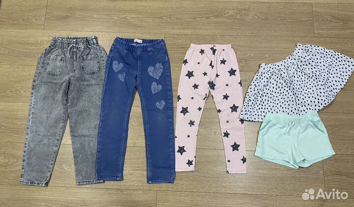 Вещи пакетом на девочку 122 128