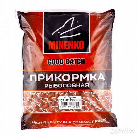 Пеллетс minenko Good Catch Тутти-Фрутти 5мм