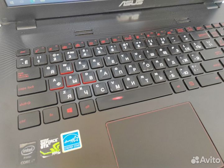 Игровой Asus i7-4720HQ/SSD 256GB/16GB/GTX 950M/15