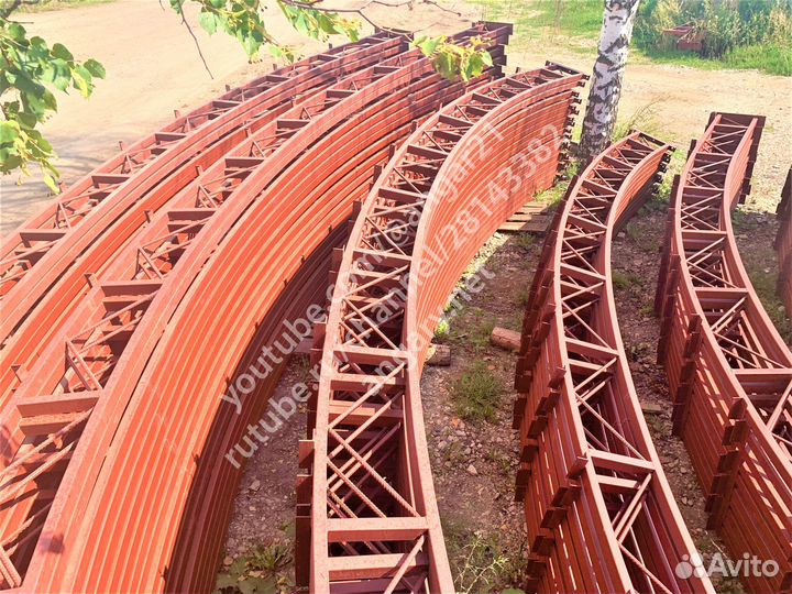 Каркас ангаpа 662 м2