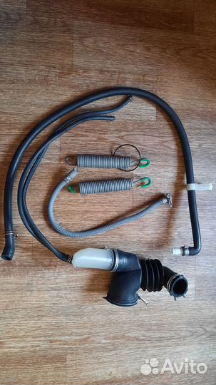 Пружины, ремень, шланг, улитка слив. насоса