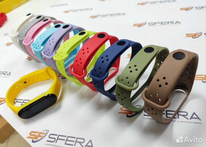 Фирменные ремешки для Xiaomi Mi Band 7,6,5,4