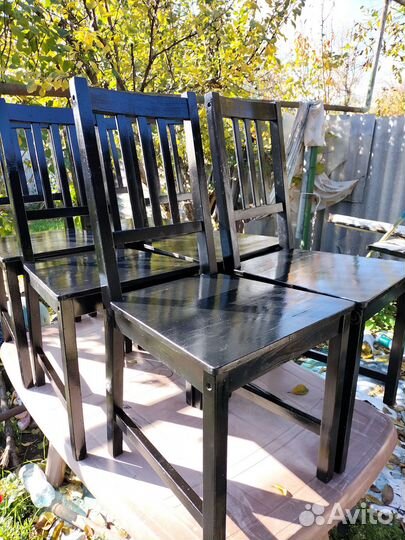 Стол раскладной 201/247/293х105 и стулья