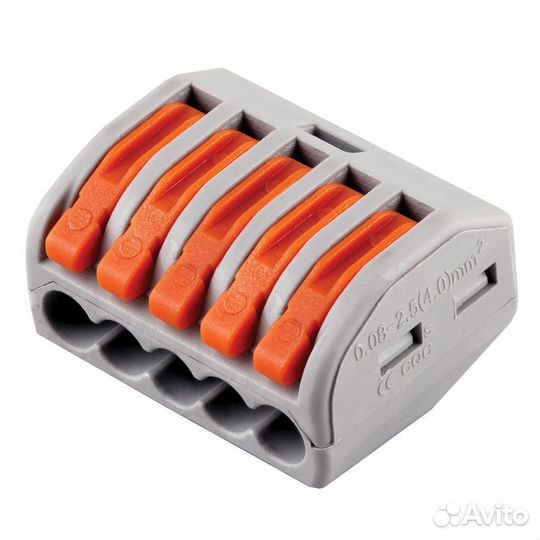 Клемма 5-проводная Stekker LD222-415 32398 40шт