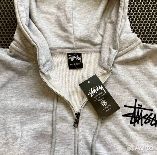 Зип худи stussy