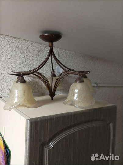 Люстра потолочная бу