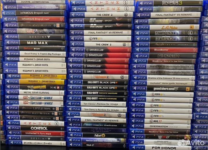 Игры для Sony PS5/PS4, Xbox Series/One новые и б/у