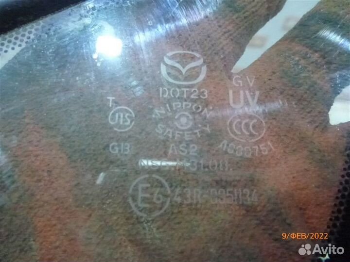 Стекло переднее левое Mazda Cx-7 ER L5-VE 2012