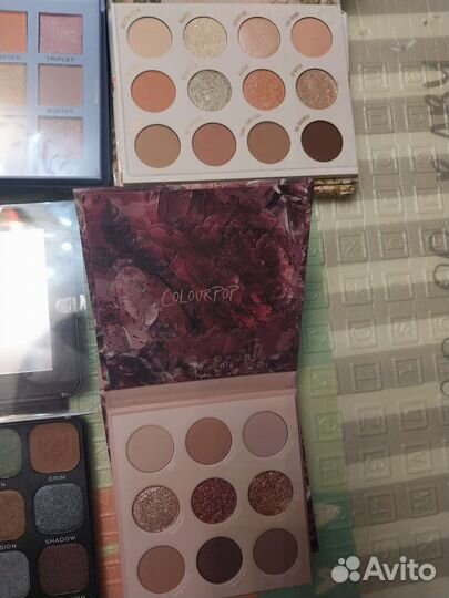 Палетки теней новые