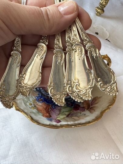 Ложка чайная серебро Франция.Антиквариат